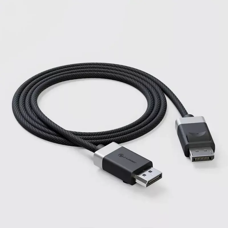 Cabo DisplayPort ALOGIC FUDP2-SGR 2 m Cinzento Preto