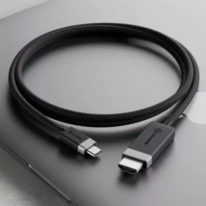 Adaptador de cabo de vídeo ALOGIC FUCHD2-SGR 2 m HDMI tipo A USB Type-C Cinzento