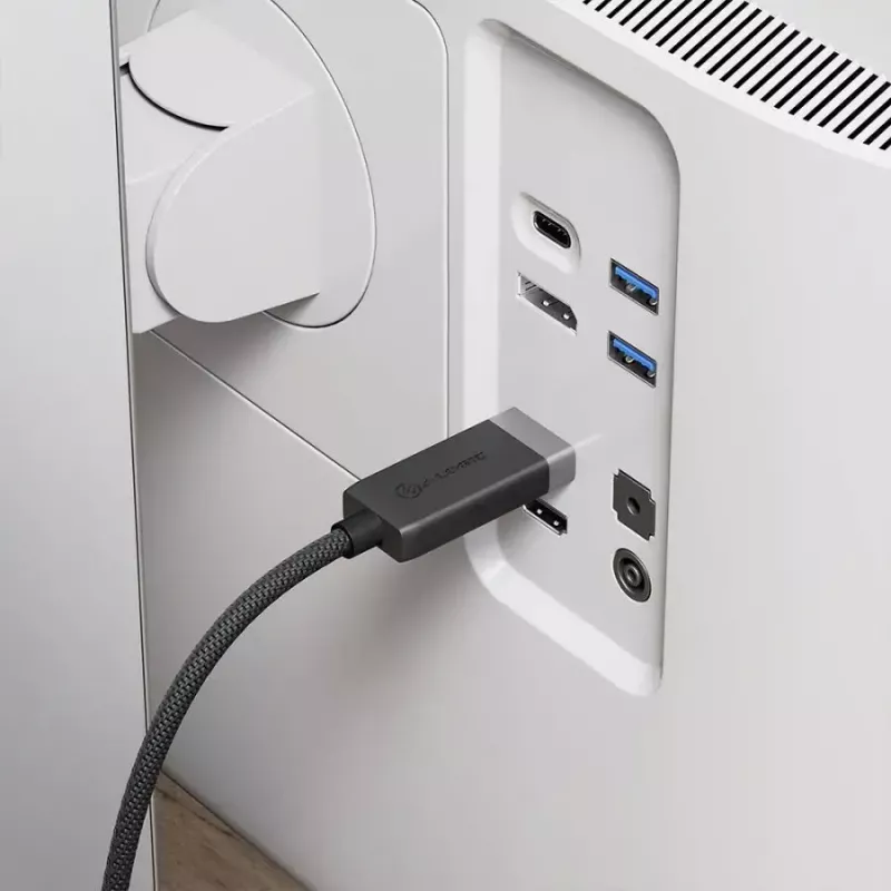 Adaptador de cabo de vídeo ALOGIC FUDPHD2-SGR 2 m DisplayPort HDMI Preto Cinzento