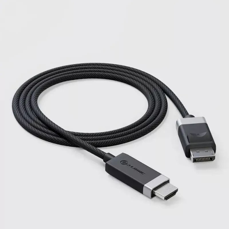 Adaptador de cabo de vídeo ALOGIC FUDPHD2-SGR 2 m DisplayPort HDMI Preto Cinzento