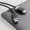 Adaptador de cabo de vídeo ALOGIC FUDPHD2-SGR 2 m DisplayPort HDMI Preto Cinzento
