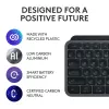 Teclado Logitech MX Keys S Universal RF Wireless + Bluetooth AZERTY Belga Grafite
