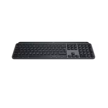 Teclado Logitech MX Keys S Universal RF Wireless + Bluetooth AZERTY Belga Grafite