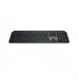Teclado Logitech MX Keys S Universal RF Wireless + Bluetooth AZERTY Belga Grafite