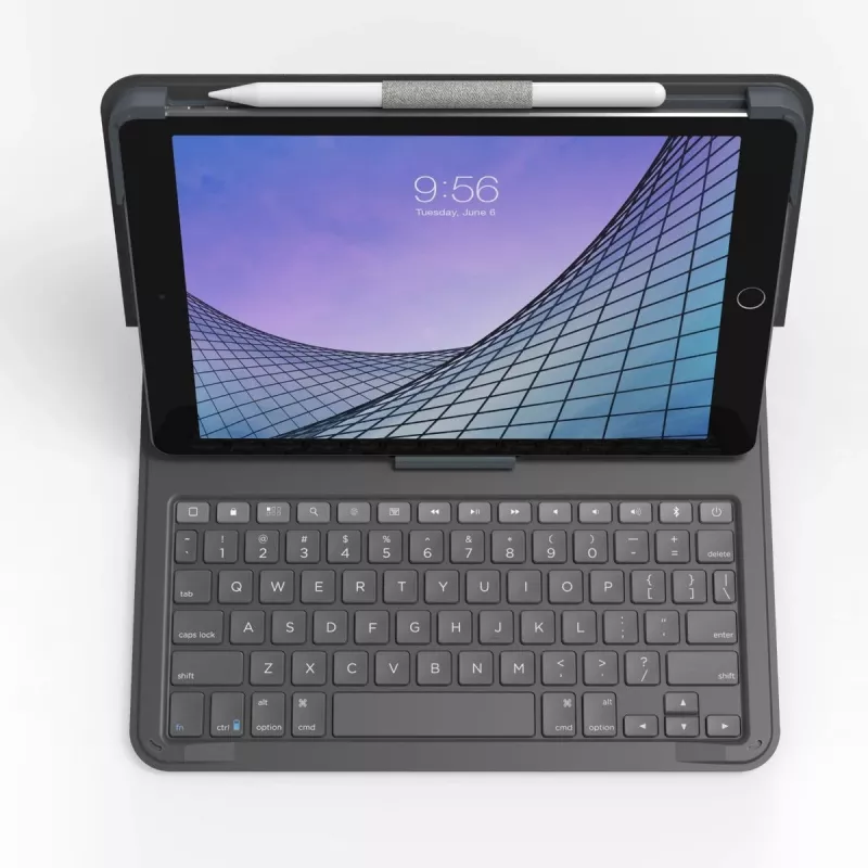 ZAGG Messenger Folio 2 QWERTZ Alemão Bluetooth Charcoal