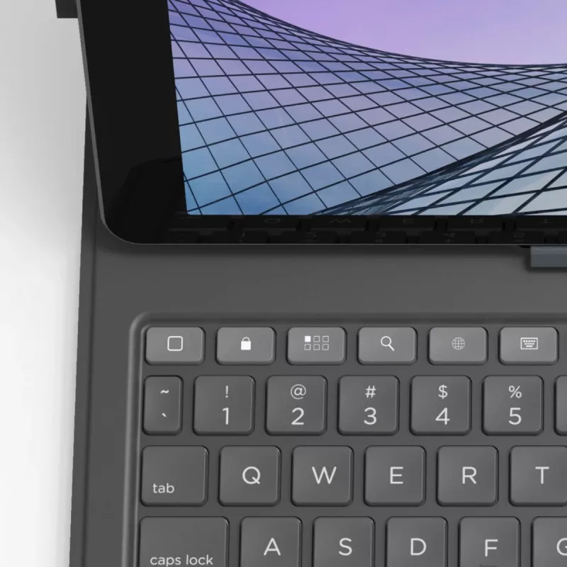ZAGG Messenger Folio 2 QWERTZ Alemão Bluetooth Charcoal