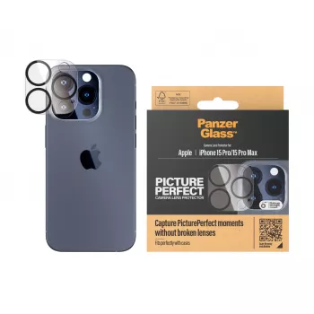 Proteção de lente de câmara PanzerGlass ® PicturePerfect iPhone 15 Pro | 15 Pro Max