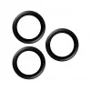 Proteção de lente de câmara PanzerGlass® Hoops® Metal preta iPhone 15 Pro | 15 Pro Max