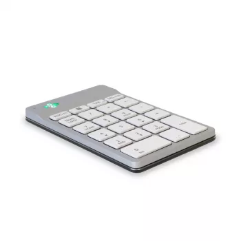 Teclado numérico R-Go Tools R-Go Numpad Break, teclado numérico ergonómico com software Break, Bluetooth, branco