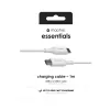 Cabo de carregamento mophie essentials | 1 m cabo USB USB 2.0 USB-C branco