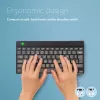 Teclado ergonómico R-Go Tools R-Go Compact Break, teclado compacto com software de pausas, QWERTZ (DE), Bluetooth, preto