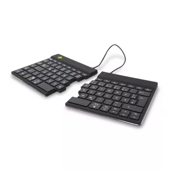 Teclado ergonómico R-Go Tools R-Go Split Break com software Break, teclado ergonómico dividido, QWERTZ (DE), Bluetooth, preto