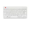Teclado ergonómico R-Go Tools R-Go Compact Break, teclado compacto com software de pausas, QWERTZ (DE), Bluetooth, branco