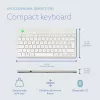 Teclado ergonómico R-Go Tools R-Go Compact Break, teclado compacto com software de pausas, QWERTZ (DE), Bluetooth, branco