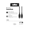 Cabo de carregamento USB-C para USB-C 1 m — Zagg International mophie essentials, USB 2.0, preto