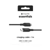 Cabo de carregamento USB-C para USB-C 1 m — Zagg International mophie essentials, USB 2.0, preto