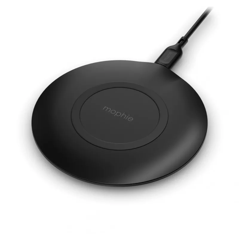 mophie essentials base de carregamento sem fios 15 W smartphone preto USB interior