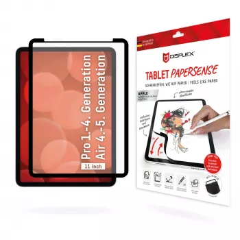 Película Displex TABLET PAPERSENSE para iPad Pro 11'' (1.ª/2.ª/3.ª/4.ª ger.)/Air (4.ª/5.ª ger.), película removível de escrita ou desenho com sensação de papel