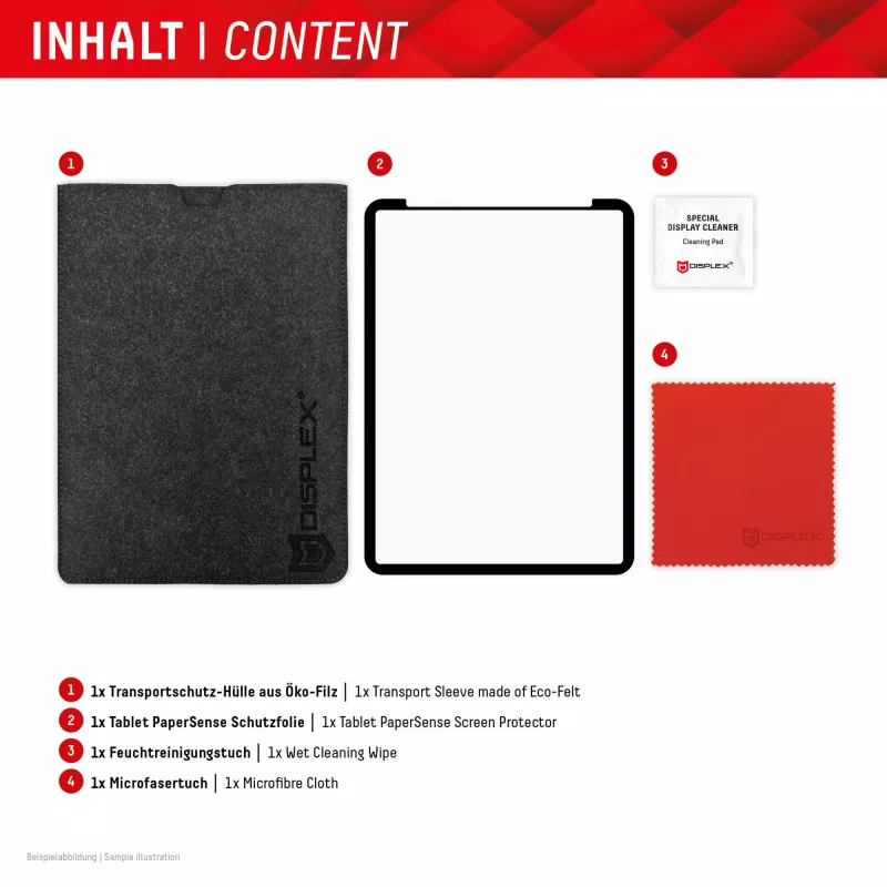 Película Displex TABLET PAPERSENSE para iPad Pro 11'' (1.ª/2.ª/3.ª/4.ª ger.)/Air (4.ª/5.ª ger.), película removível de escrita ou desenho com sensação de papel