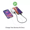 Fonte de alimentação Zagg 50W 2x USB-C branco — Zagg mophie essentials