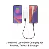 Fonte de alimentação Zagg 50W 2x USB-C branco — Zagg mophie essentials