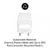 Fonte de alimentação Zagg 50W 2x USB-C branco — Zagg mophie essentials