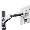 Estação de trabalho de montagem na parede StarTech.com, suporte VESA para monitores de 32 polegadas (22 lb/10 kg), suporte de monitor único totalmente articulado e bandeja para teclado com suporte para computador/PC de secretária, secretária elevatória