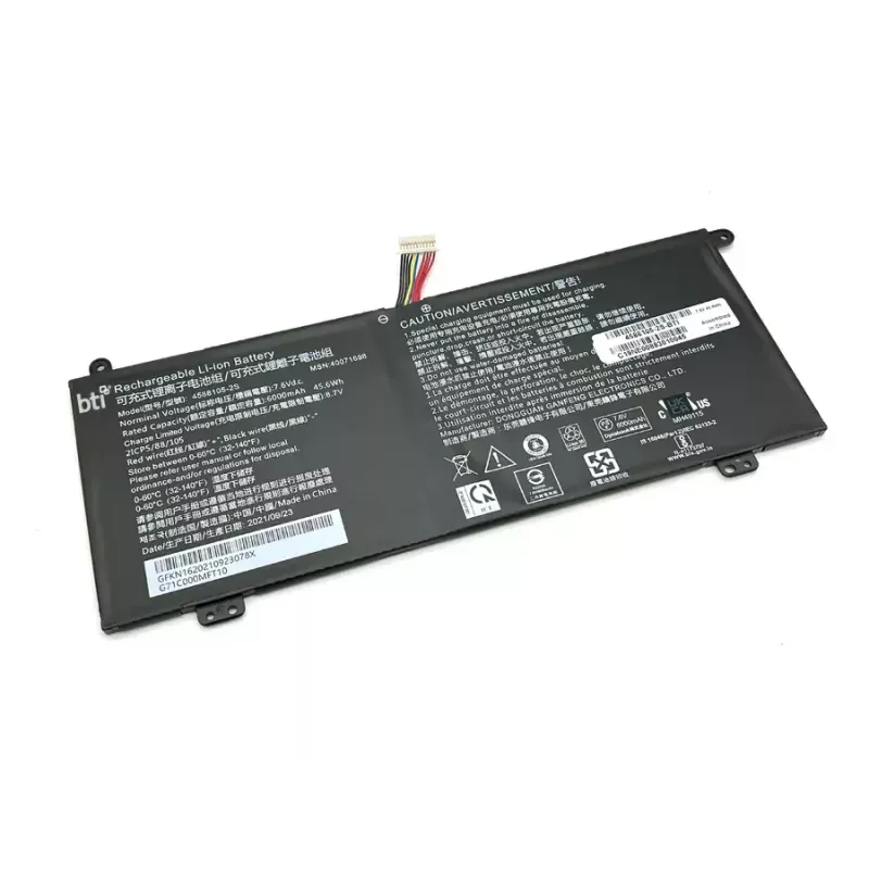 Origin Storage 4588105-2S-BTI bateria recarregável industrial, 6000 mAh