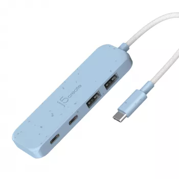 Hub j5create USB-C para 4 portas Type-C e Type-A Gen 2 ecológico