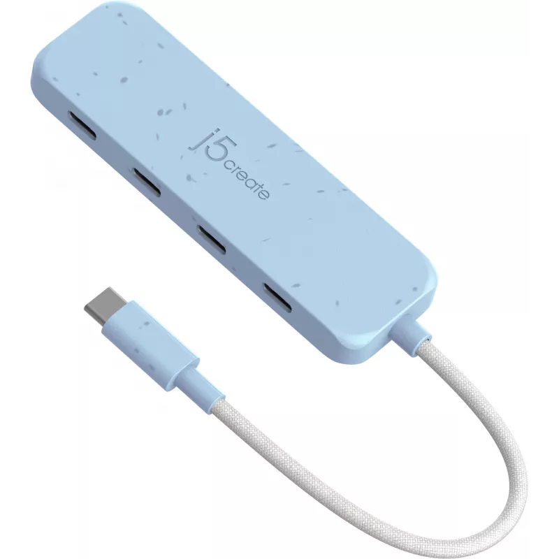 Hub USB-C j5create JCH345EC-N 4 portas Type-C Gen 2 10000 Mbit/s