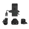 Carregador j5create 102W GaN PD USB-C 2 portas com fichas de alimentação intercambiáveis