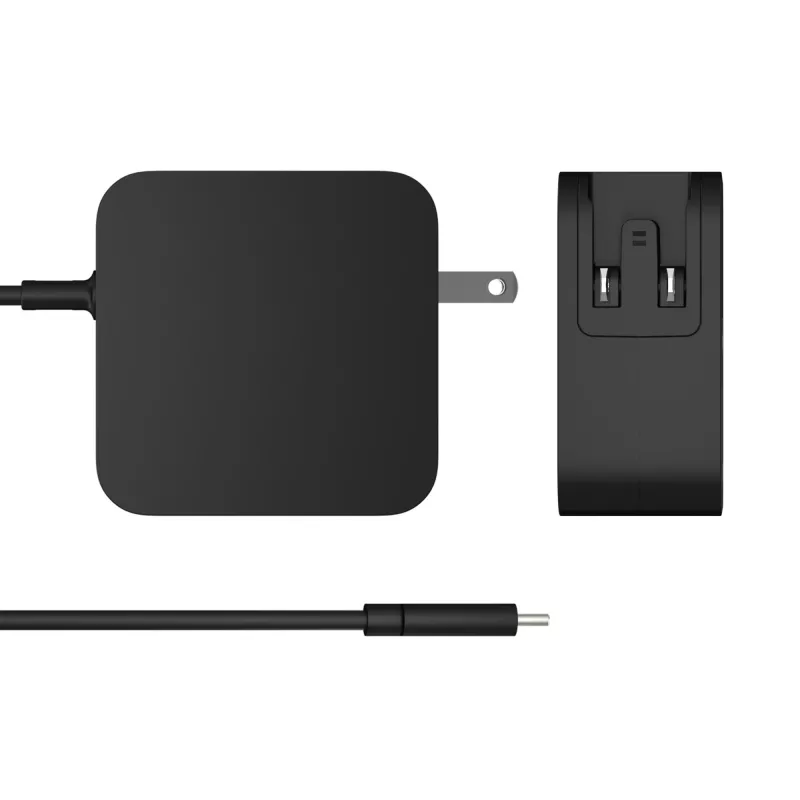 Carregador j5create 102W GaN PD USB-C 2 portas com fichas de alimentação intercambiáveis