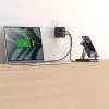 Carregador j5create 102W GaN PD USB-C 2 portas com fichas de alimentação intercambiáveis