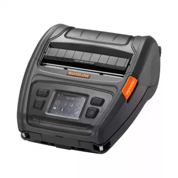 Impressora térmica direta móvel BIXOLON XM7-40 — 203 x 203 DPI, largura de papel 50–112 mm, USB-C, RS-232, Wi‑Fi com fios e sem fios