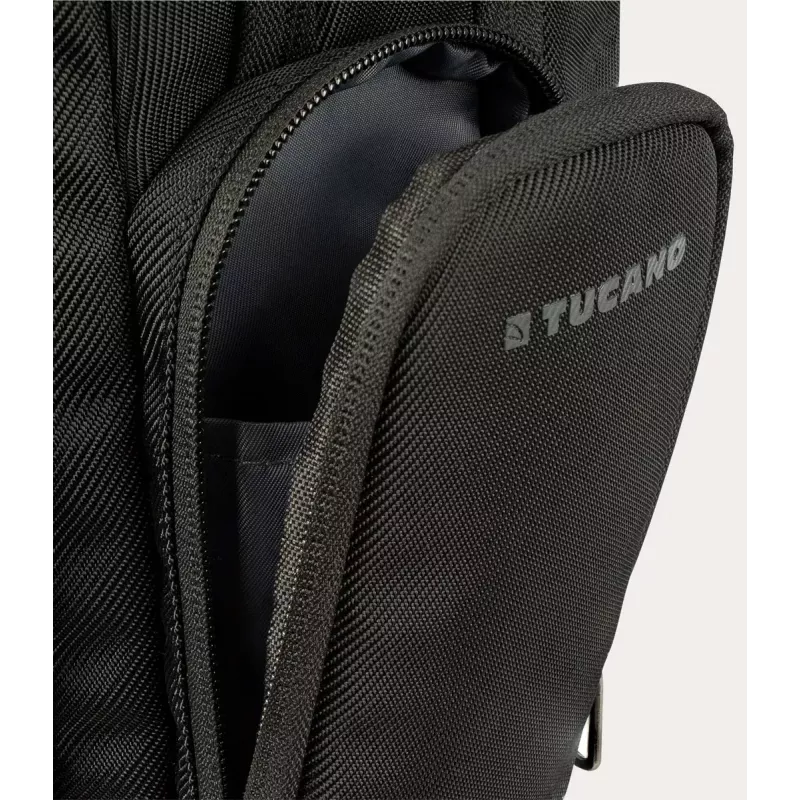 Tucano Sole Gravity BKSOL17-AGS-BK mochila para portátil com AGS, até 17 polegadas / MacBook Pro 16, preta