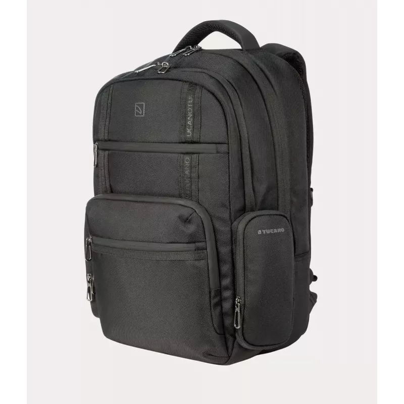 Tucano Sole Gravity BKSOL17-AGS-BK mochila para portátil com AGS, até 17 polegadas / MacBook Pro 16, preta
