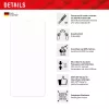 Displex Smart Glass (9H) para Xiaomi Redmi 13C, autocolante de montagem, inquebrável