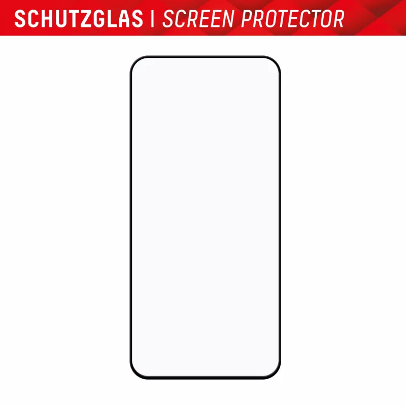 Displex Película protetora de ecrã Full Cover (10H) para Samsung Galaxy A35/A55 5G, moldura de aplicação ecológica, Full Cover