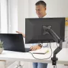 Suporte de monitor ergonómico j5create JTSA101 Preto Fixação de mesa Passagem de mesa 8 kg 17 a 32 polegadas