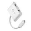 Adaptador j5create JCA122 USB-C® para áudio de 3,5 mm com Power Delivery, Preto