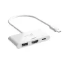 Adaptador j5create JCA399 USB-C® para HDMI™ 4K144Hz e USB™ 3.2 com Power Delivery 100W, Preto