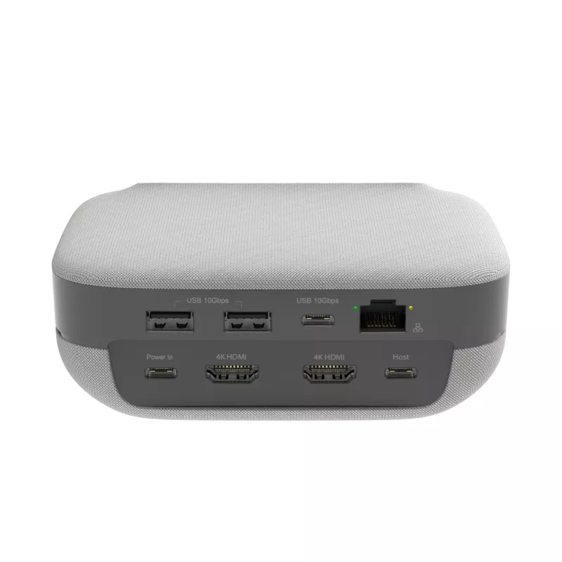j5create JCDS337 USB-C® Dual 4K Speakerphone Dock Pro, preto