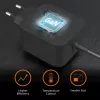 j5create JUP1565DC 67W GaN PD USB-C® Mini carregador com 6 tipos de fichas DC – EU, preto
