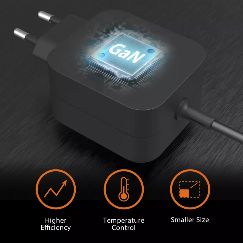 j5create JUP1565DC 67W GaN PD USB-C® Mini carregador com 6 tipos de fichas DC – EU, preto