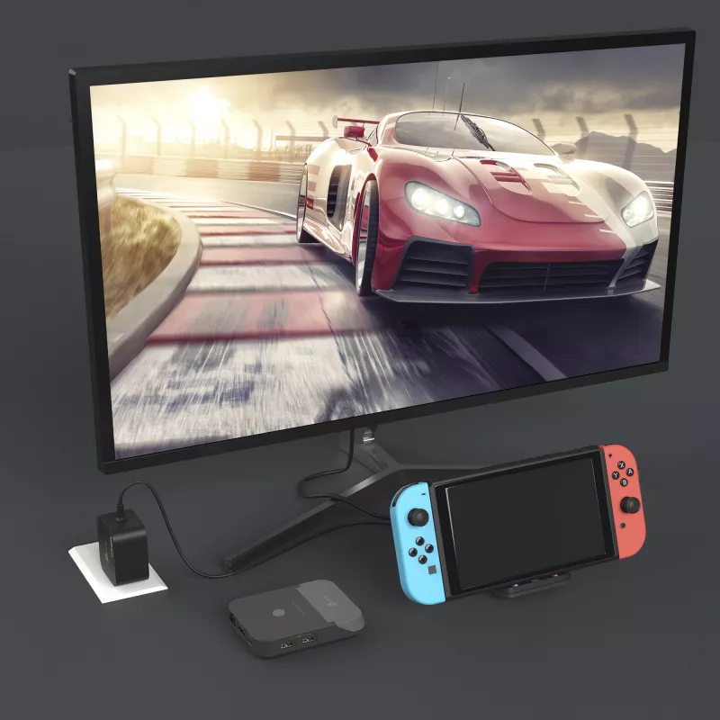 j5create JCD620 Mini docking station para Nintendo Switch™, preto