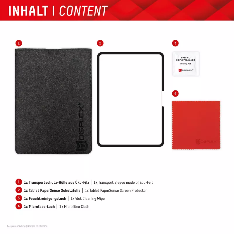 Displex TABLET PAPERSENSE para iPad Pro 11'' (2025/2024), película removível de escrita e desenho com sensação de papel