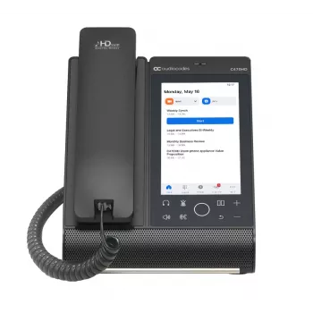 Telefone IP AudioCodes Teams C470HD PoE GbE auscultador com fios Android