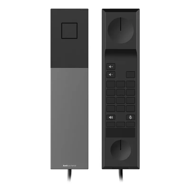 Snom HD30LA Telefone analógico para o lobby de hotel, preto