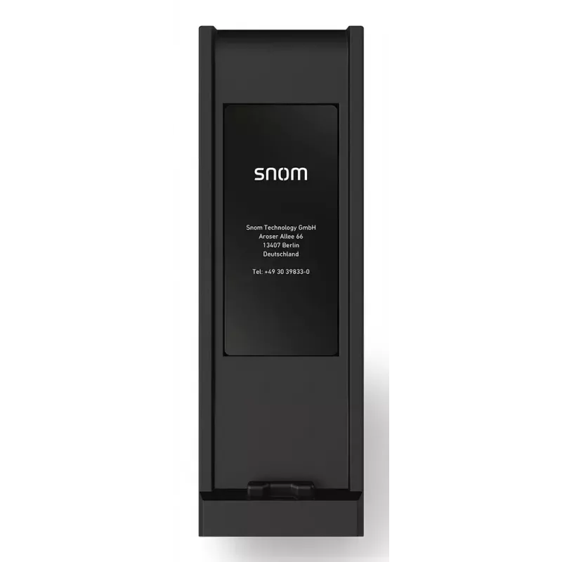 Snom HD30LA Telefone analógico para o lobby de hotel, preto