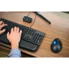Teclado com fios de tamanho completo Kensington KB100 EQ USB membrana QWERTZ